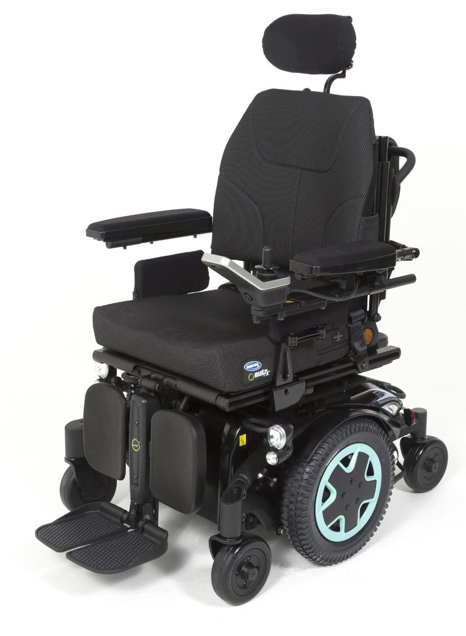 170 of recline with Extended Shear Reduction (ESR) to reduce damaging shear forces and maintain posture Full line of Invacare Matrx Seating, Cushions and Backs available.