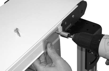 Installation. Measure an equal distance (Figure, item ) from end of head plate (on both sides of conveyor) and mark placement of mounting brackets (Figure, item ).