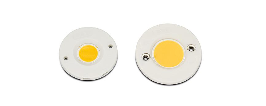 Comfort COB Ready-to-Assemble Technical Notes LED module for integration into luminaires Dimensions: Ø 44 mm or Ø 50 mm TIM (Thermal Interface Material) integrated Use of external LED constant