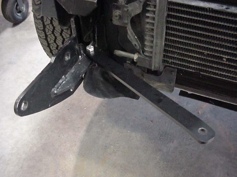 4. If a Winch Carrier or Receiver Bracket is being installed, the Diagonal Braces must also be installed at this time.