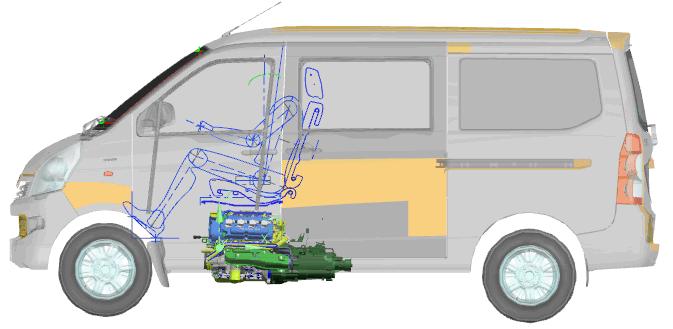 ground clearance, key characteristic for Micro-Van and Micro-Truck used in mountain,