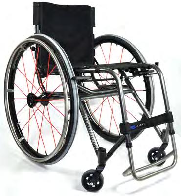 U2 LIGHT The Panthera U2 light is designed for experienced, active users able to handle a lightly balanced wheelchair without anti-tip device as this is not an option.