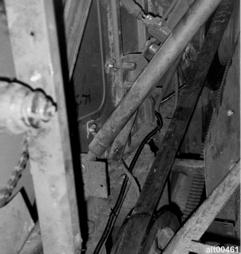 side of combine. (Elevator Speed Cable not shown) Power Cable Figure 6.