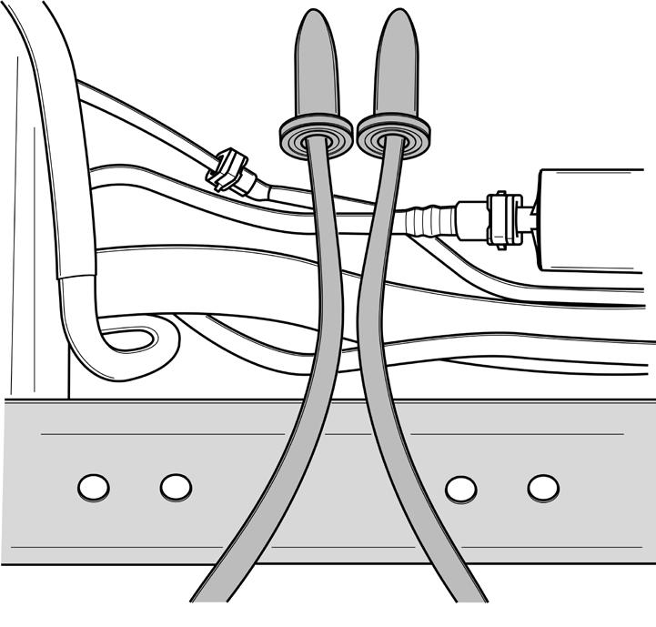 RECONNECT E-BRAKE CABLES TO THE AXLE