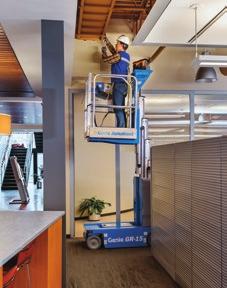 Genie aerial work platforms are designed to enhance productivity in the workplace. Flexible features on the Genie AWP, IWP and Runabout family models offer convenience at a low cost.
