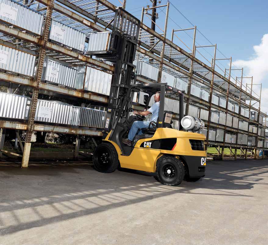 Your Cat lift truck dealer can provide additional options and features to specialize your lift truck for your unique application.