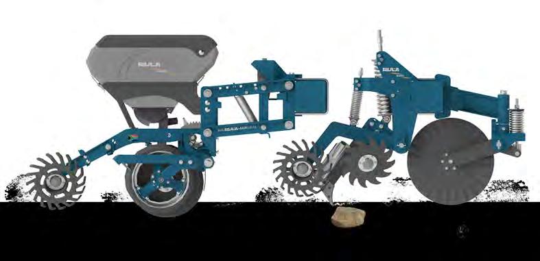 PLANTING EQUIPMENT The tine can be equipped with a narrow knife point for minimal soil disturbance or with a wider break point to loosen soil below the surface.