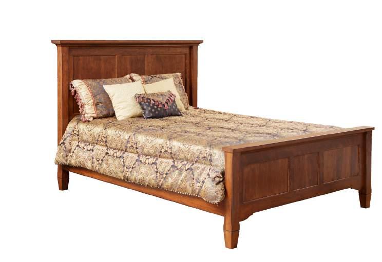 143 Series LEXINGTON BED HB 56 H, FB 27 H SHOWN IN Character Cherry / Boston AVAILABLE