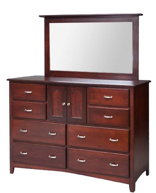 Brown Maple / Asbury #130 Hardware Concord drawers