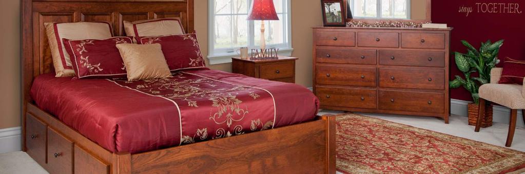 Queen, Full, Twin 109 DR Series PLYMOUTH BED HB 521/2 H, FB 15 H Character