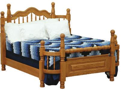 Footboard available 140 DR SERIES CONCORD BED HB 55 H / FB 33 H King 823/4" x