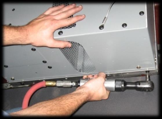 NITE Plus Installation Procedures 1-13 17 Prepare NITE Unit for Install Remove the three screws shown in the