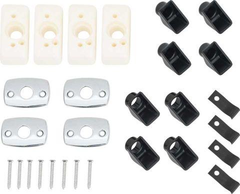 1970 Headrest Rebuild Kit w/bezels (Bench) This comprehensive kit will repair the inoperable headrests used in 1968-70 A-body models and 1968-70 B-Body models.