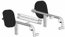 arm unit 2 Kneepad assembly 1 Seat pad and handle bar
