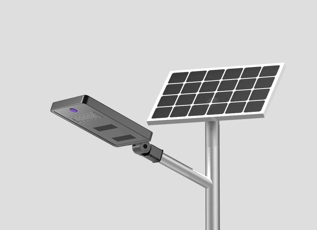 IAS (Split Model) Solar Street Light Application: 1,Garden,Residence,Courtyard,Main roads and avenue 3,Mining area and parking lot 4,Areas with no-electrical supply 5,Best lighting solution for