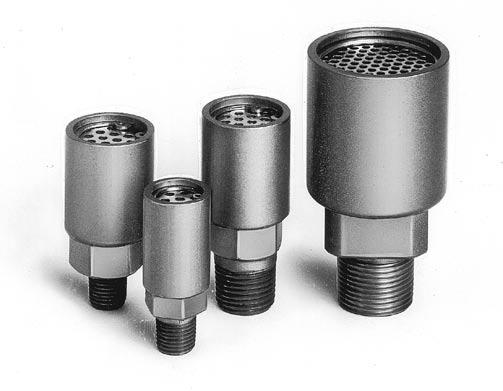Metal ase Type Series 25 Exhaust in only one direction Prevents scattering of mist and noise.
