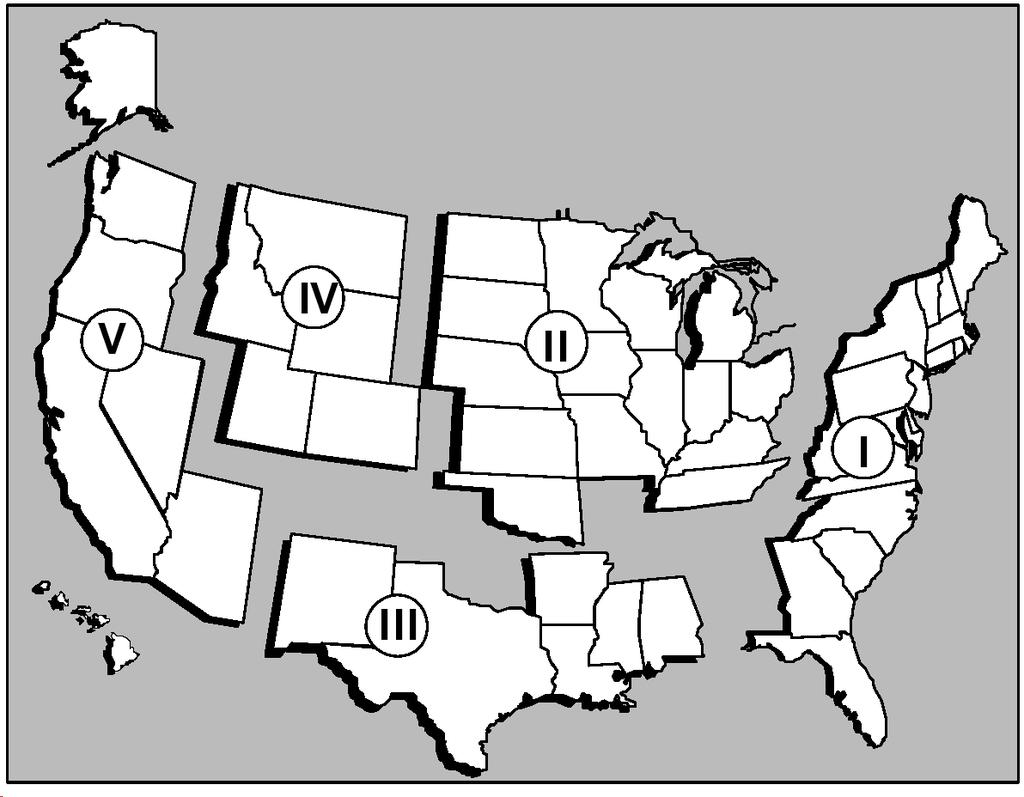 Figure 1. Map of the U.S.