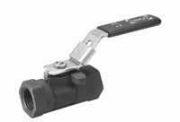 Stainless Steel Ball Valves T-560-S6-R-66-LL T-560-S6-R-66-FS-LL T-580-S6-R-66 2000 PSI CWP 1-Piece Stainless Steel Body Locking Lever Handle Reduced Port RPTFE Seat, PTFE Packing 2000 PSI CWP