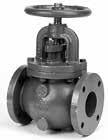 Iron Globe Bronze & Angle Ball Valves F-718-B/N Class 125 HDWL Cast Iron Bronze or C.I. Disc Bronze or C.I. Mounted Seat Flanged Connection MSS SP-85 2-10 F-768-B Class 250 HDWL Cast Iron Bronze