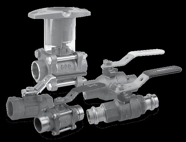 Bronze, Carbon & Stainless Bronze Steel Ball Valves Commercial/Mechanical/Potable Water/Industrial Services Bronze, Carbon and Stainless Steel Ball Valves The NIBCO ball valve line is one of the most