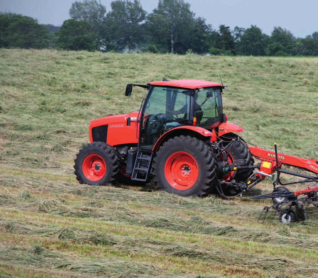 MAXIMUM E KUBOTA TE6576CD High Performance Low Input Are you the owner of a low horsepower tractor that you would like to utilize for your tedding operation?