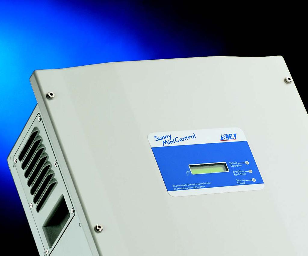 Sunny Mini Central 5000/6000 Central inverter for homogeneous