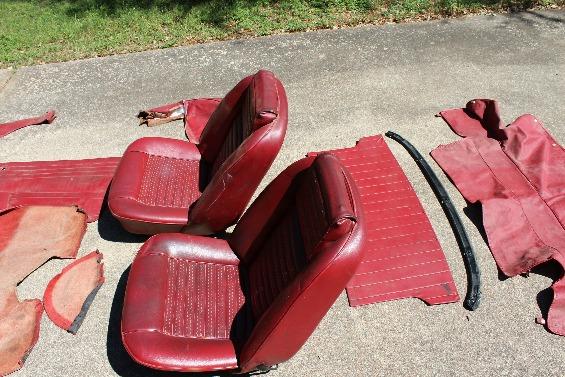 Very high OEM quality signal red, includes framing for soft top, unique T-Top, and hard top. All this needs to be complete is the backlight. Need gone. $500 obo.