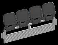 Benches and bucket seats You can choose the seating to suit the application, but also to suit your specific conditions. There is a choice of benches, bucket seats and tip-up seats. The Bench 1 is 0.