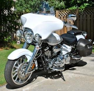 Part #:STR-2C503-40-00 The fairing will go on in the same manner as the factory windshield.