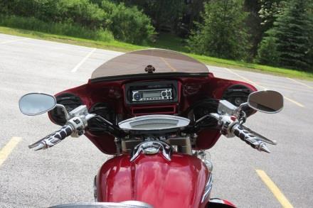 2005 and Newer: (Retro Speedometer on Handlebars) Bolts onto factory