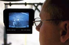 Rearview camera system* Rearview camera system reduces blind