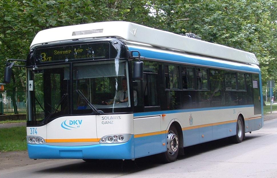 2.Trolleybus vehicle-reconstruction (2005-2007) 5 pc of Ganz Solaris Trollino 12-type