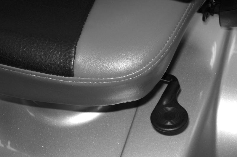 7 SEAT AND ARMS Backrest Front Edge of the Seat Seat Lock Lever FIGURE