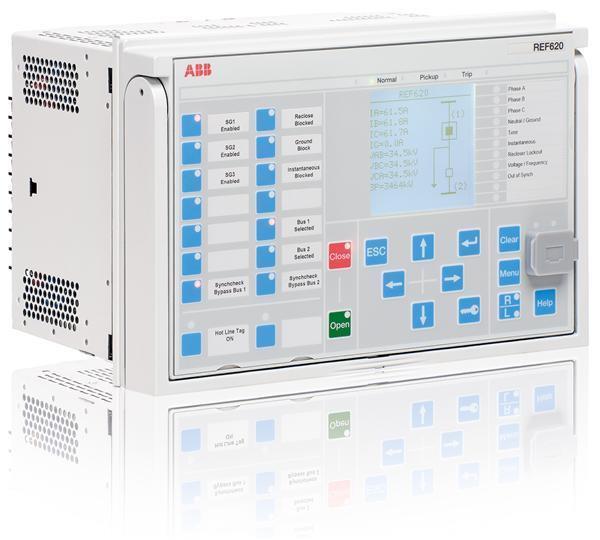 Relion 620 series enhanced distribution grid applications Protection and control devices Feeder protection REF620 Motor protection