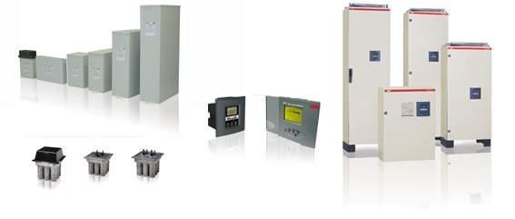 Low voltage capacitors and filters Capacitor units, banks and harmonic filters up to 1000 V to improve the