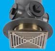 with spigot/ BSP outlets that configure to: > Deep sumps/bell traps/brewery traps Gratings and rodding eyes: > Nickel bronze & stainless steel > Cast iron > New Anti-Ligature