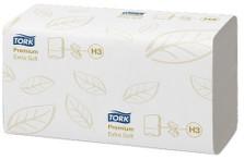 Tork Extra Soft Singlefold Hand Towel Premium Article: 100278 SCC: 7322540544725 : H3 Comfort your guests with the soft Premium Tork Singlefold Hand Towels that are gentle to the hands with a high