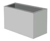 shall be provided with an optional 12 high pedestal for the purpose of mounting to a Strong Box enclosure.
