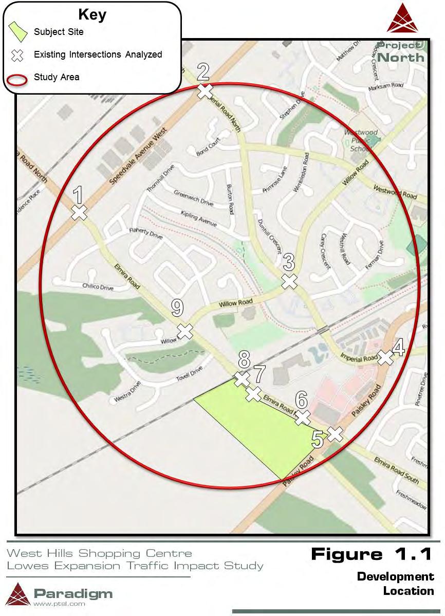 West Hills Shopping Centre Lowe s Expansion Traffic Impact Study January 2015