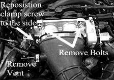 F) Attach the 4 Drain tubes (part# 183027) to the engine cover and secure them with the supplied Zip Ties (Part#
