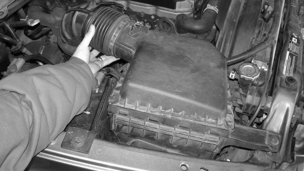 Figure 12 Pull the entire air box and flexible air
