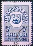 Two types, öre values with reversed lettering and coloured border, Kroner values with white borders. Perf 11