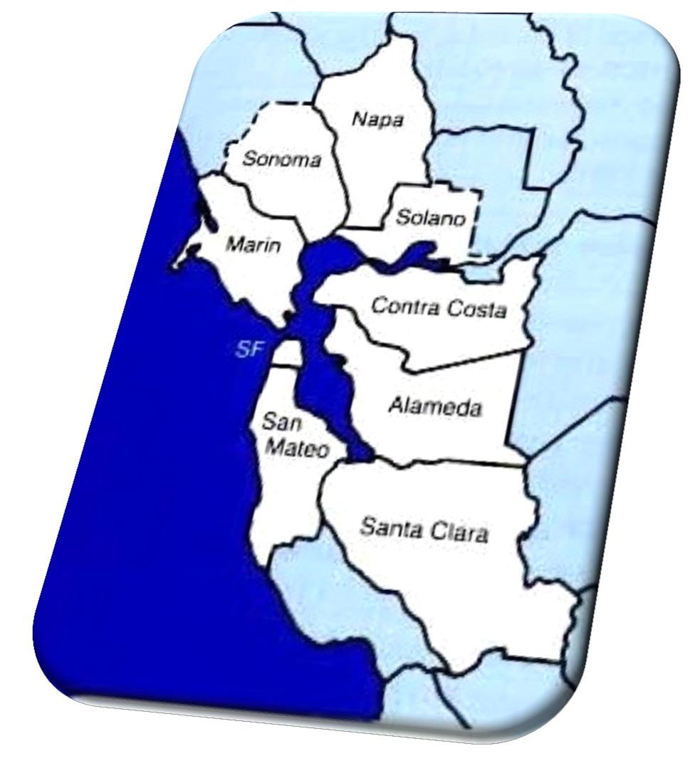 Bay Area Air Quality Management District (BAAQMD) Established in 1955 7 million population 9 Counties