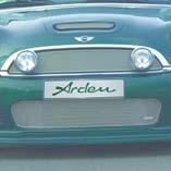 Installation Arden MINI Stainless Steel Mesh-Kit 360.00 USD Arden MINI daylights and steel mesh grill for front spoiler ARK 8000000 3 735.