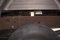 Adjust bumper to body clearance using measurements from removal section. l. Tighten bolts and nuts to 55 lb-ft. m. If so equipped, install two connectors on two fog lamps.