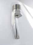 Tongue-type nozzles Series 688 / 689 Hard, sharp flat fan, narrowly delimited jet pattern. Non-clogging.
