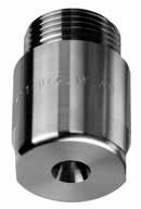 Axial-flow full cone nozzles Stainless steel version Series 490 / 49 NEW Patent pending Non-clogging nozzle design. Stable spray angle. Particularly even liquid distribution.