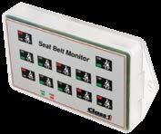 158mm 133mm M6 118551 83mm 146mm 23mm 3mm 118620 49mm 24mm 24mm Indicates all occupied seats have seat belts engaged.