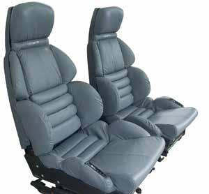 1991 Leather Sport Seat Covers 1994-96 100% Leather Sport Seat Covers w/ Foam 84-88 88 35th Anniv. 89-92 93 40th Anniv. 94-96 96 Grand Sport and 96 Collector also available.