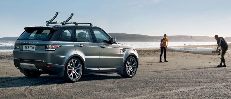 SPORTING Create the ultimate sporting Land Rover with extras designed to fit your vehicle